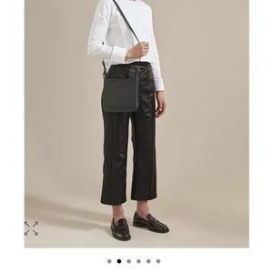 Longchamp Black Leather Crossbody